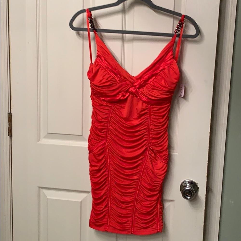 Orange/coral dress